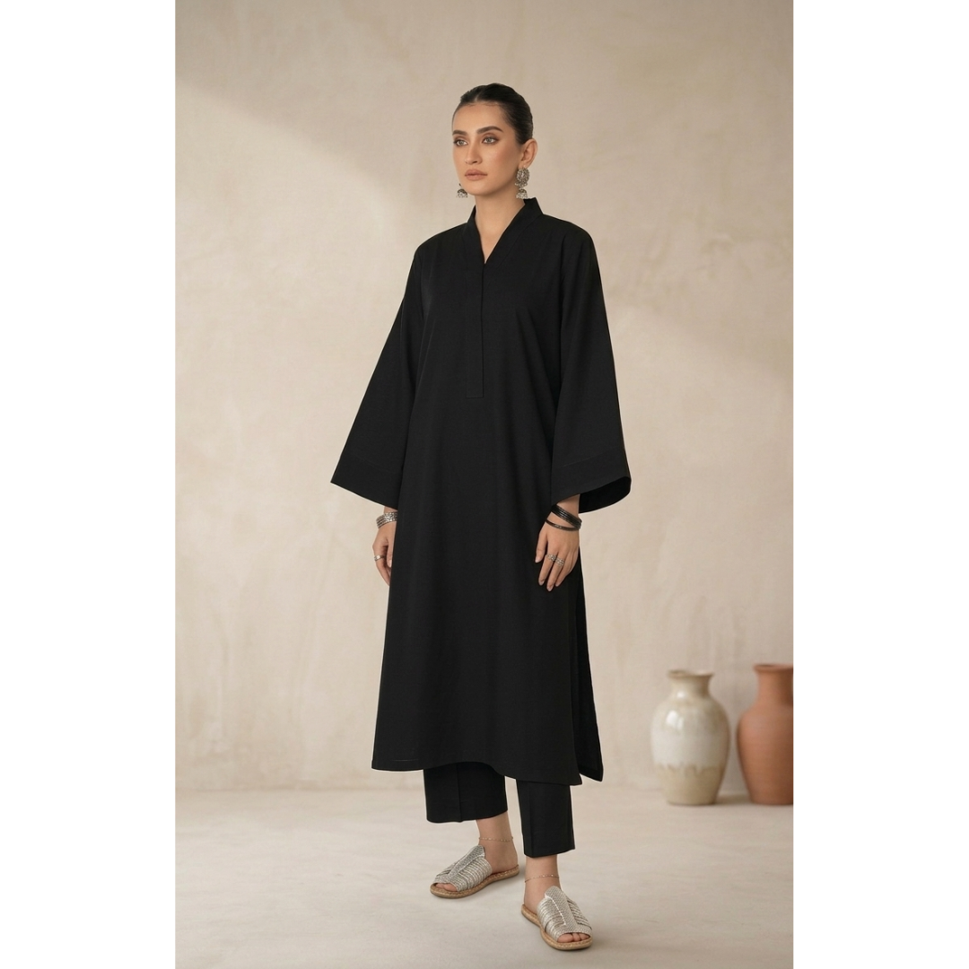 Black 2 piece Kurta style - MY12D07