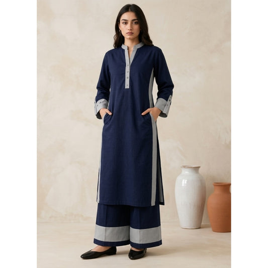 Midnight Navy Contrast Co-Ord - MY12D18